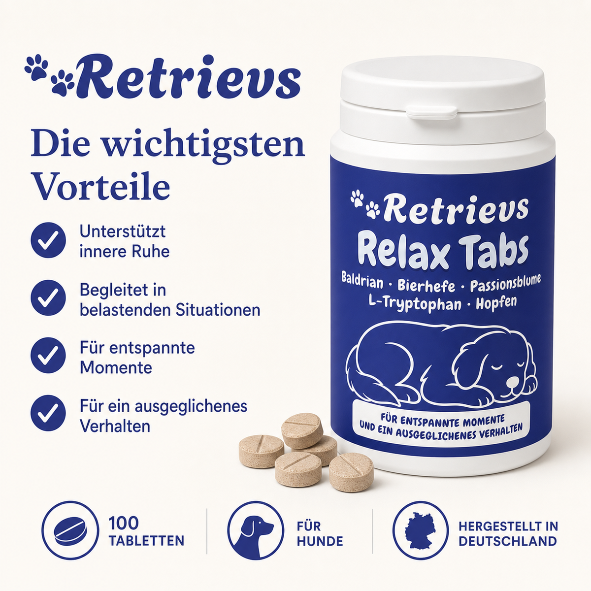Relax Tabs - Retrievs